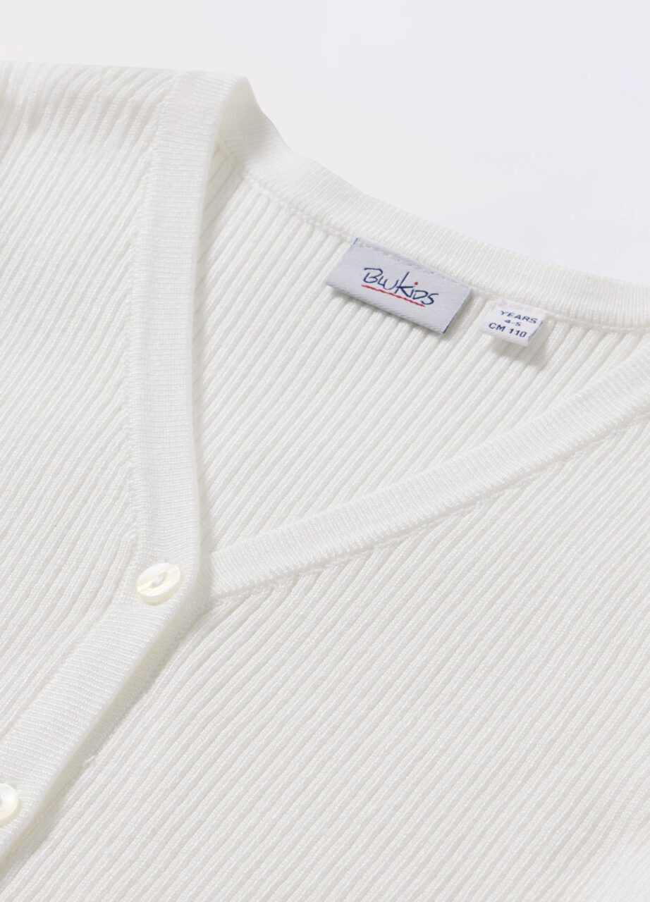 Alternative view of Kardigan od rebraste pamučne tkanine sa mješavinom viskoze za djevojčicu