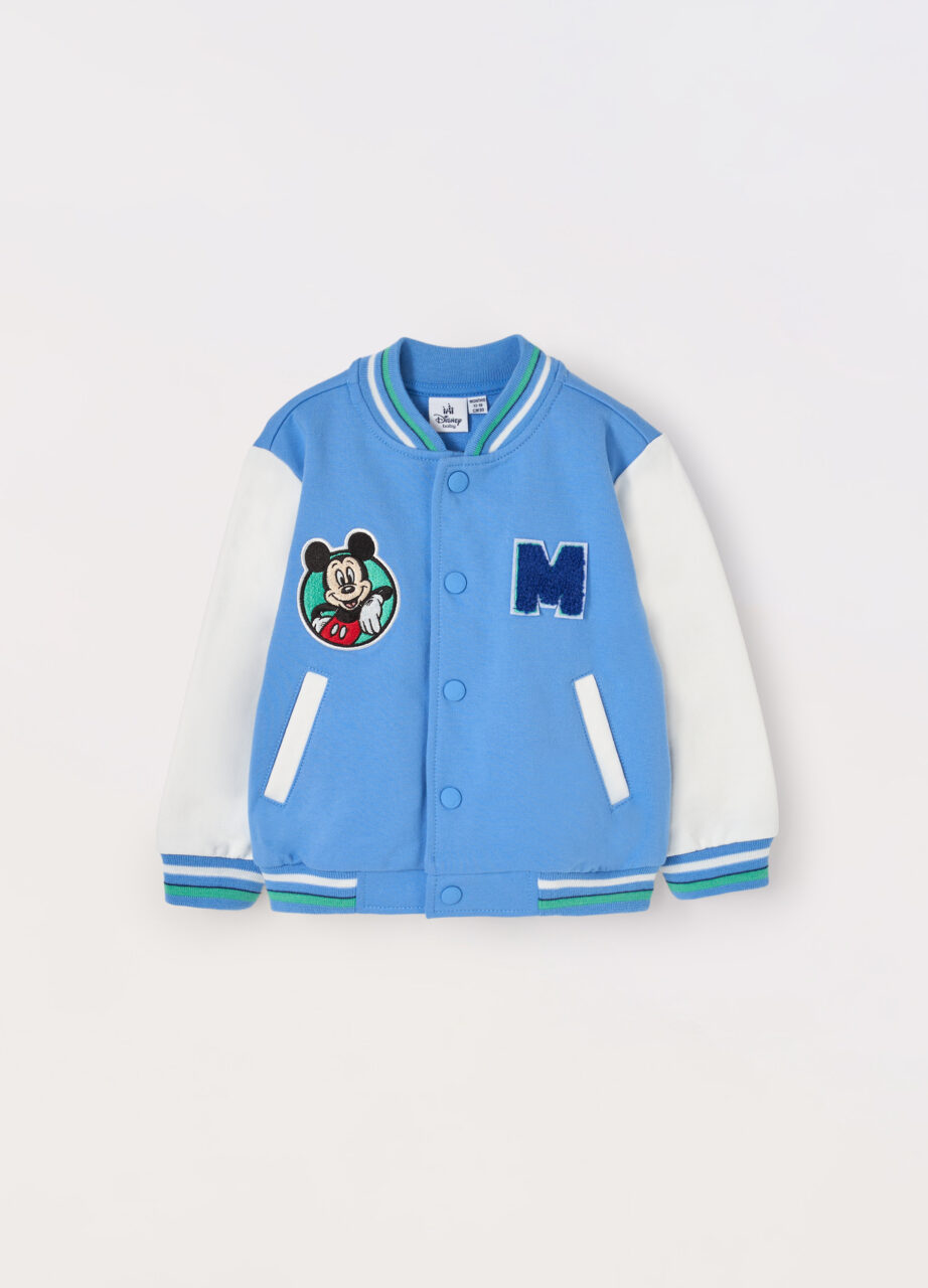 Školska dukserica od french terry čistog pamuka za novorođenče