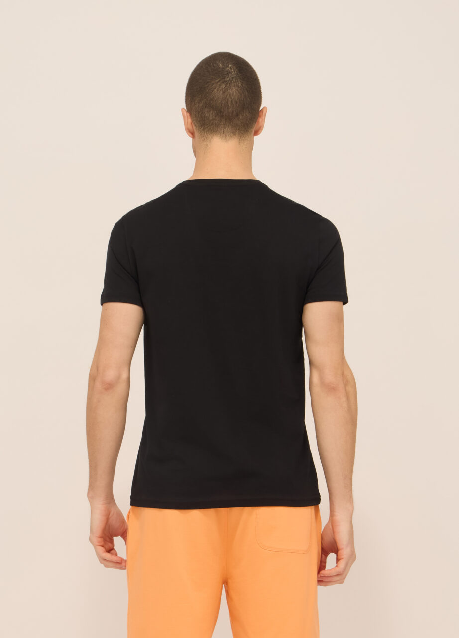 Alternative view of Majica s okruglim izrezom od čistog pamuka za muškarce