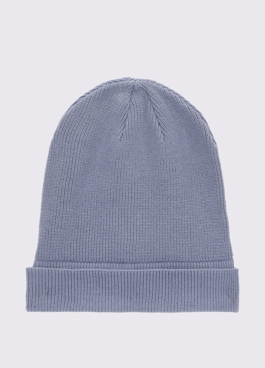 Kapa od pamuka s rebrastim pletenjem za muškarce