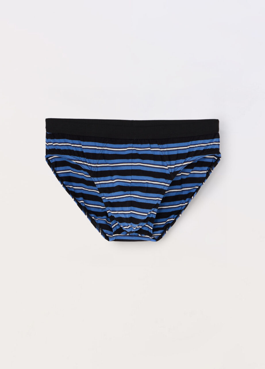 Alternative view of Pakovanje od 3 slip gaće od jersey pamuka s prugama za muškarce