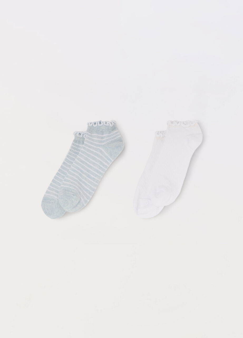 Pakovanje od 2 čarape od mješavine pamuka za žene