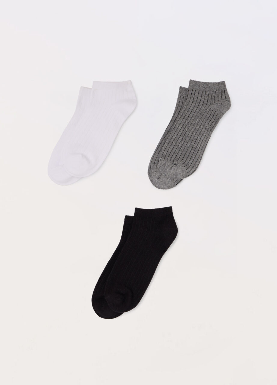 Pakovanje od 3 kratke čarape od mješavine pamuka za žene
