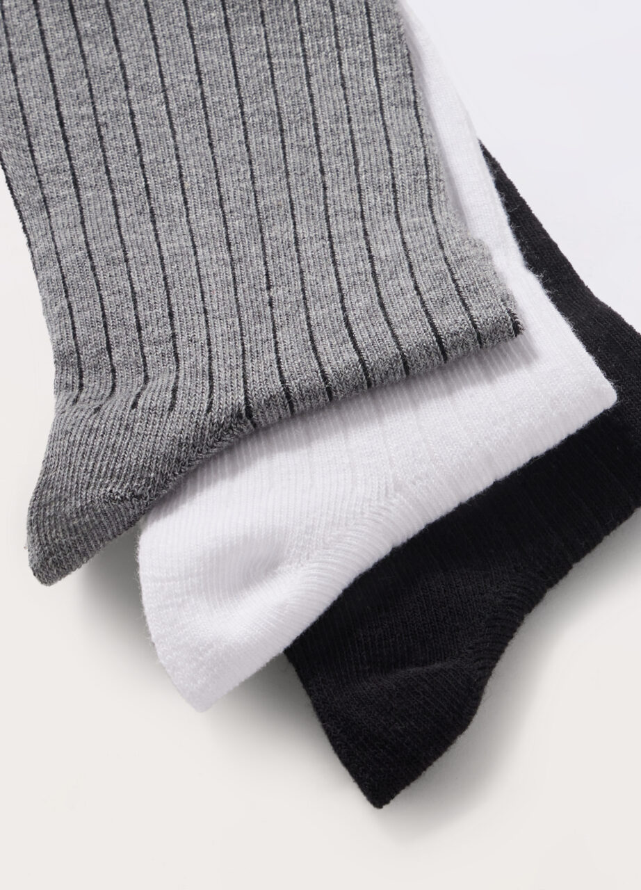 Alternative view of Pakovanje od 3 kratke čarape od mješavine pamuka za žene