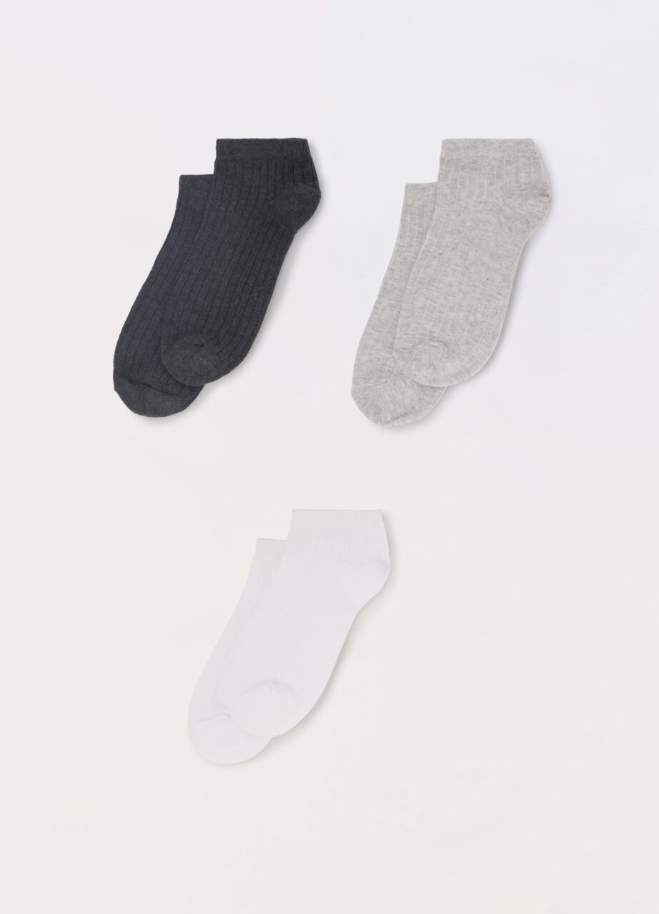 Pakovanje od 3 kratke čarape od mješavine pamuka za žene