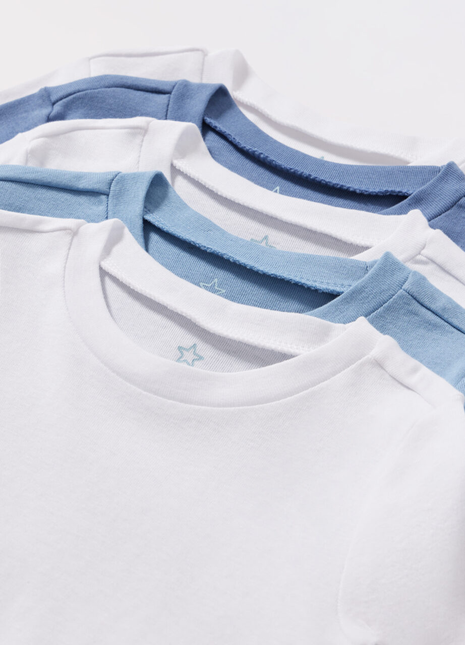 Alternative view of Pakovanje 5 intimnih majica od čistog pamuka za dječaka