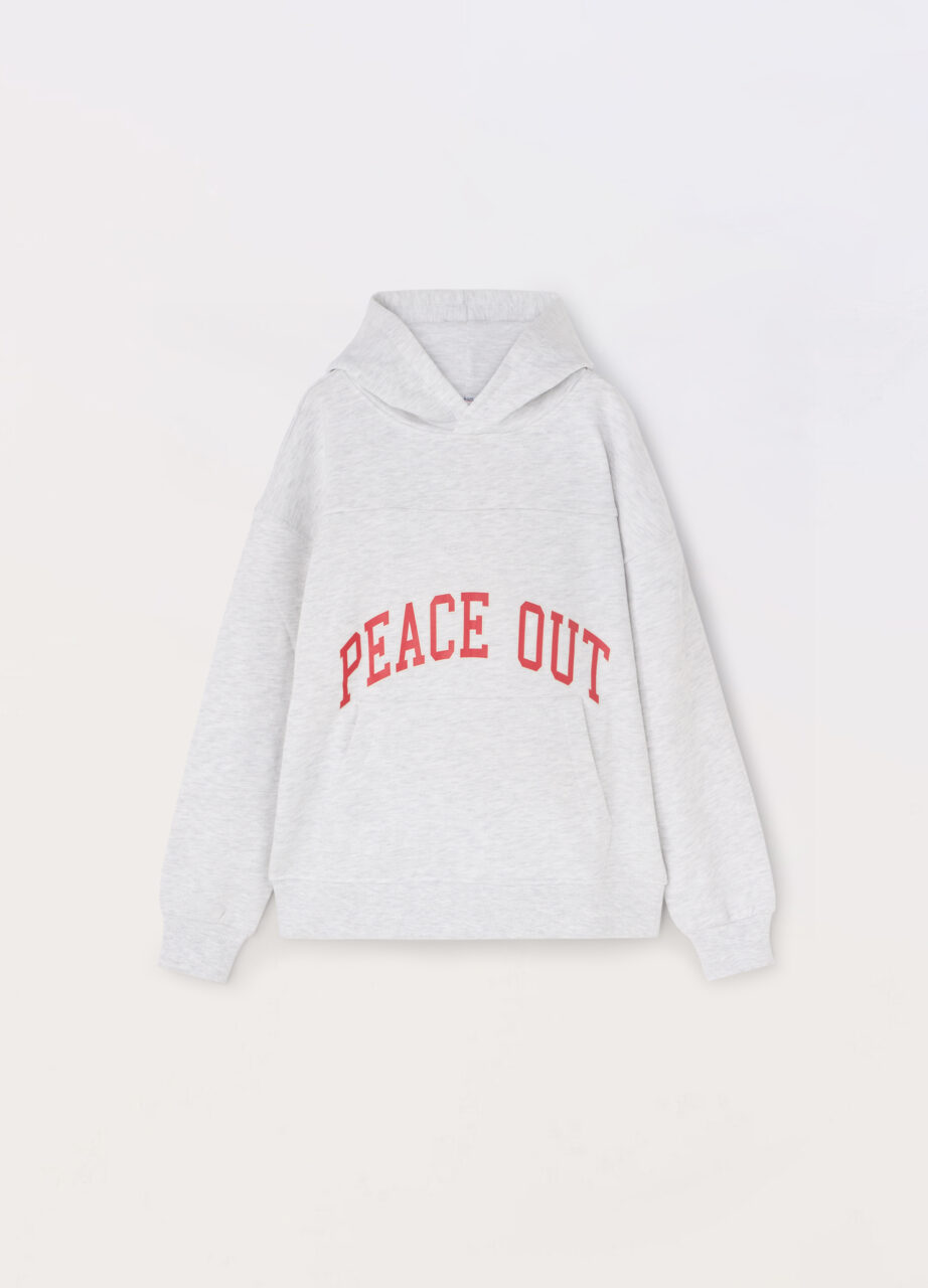 Dukserica francuski frotir sa mješavinom pamuka za dječaka