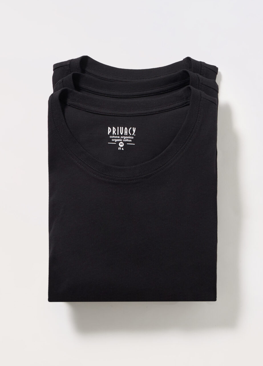 Pakovanje od 3 Majica majice s okruglim izrezom od čistog pamuka za muškarce