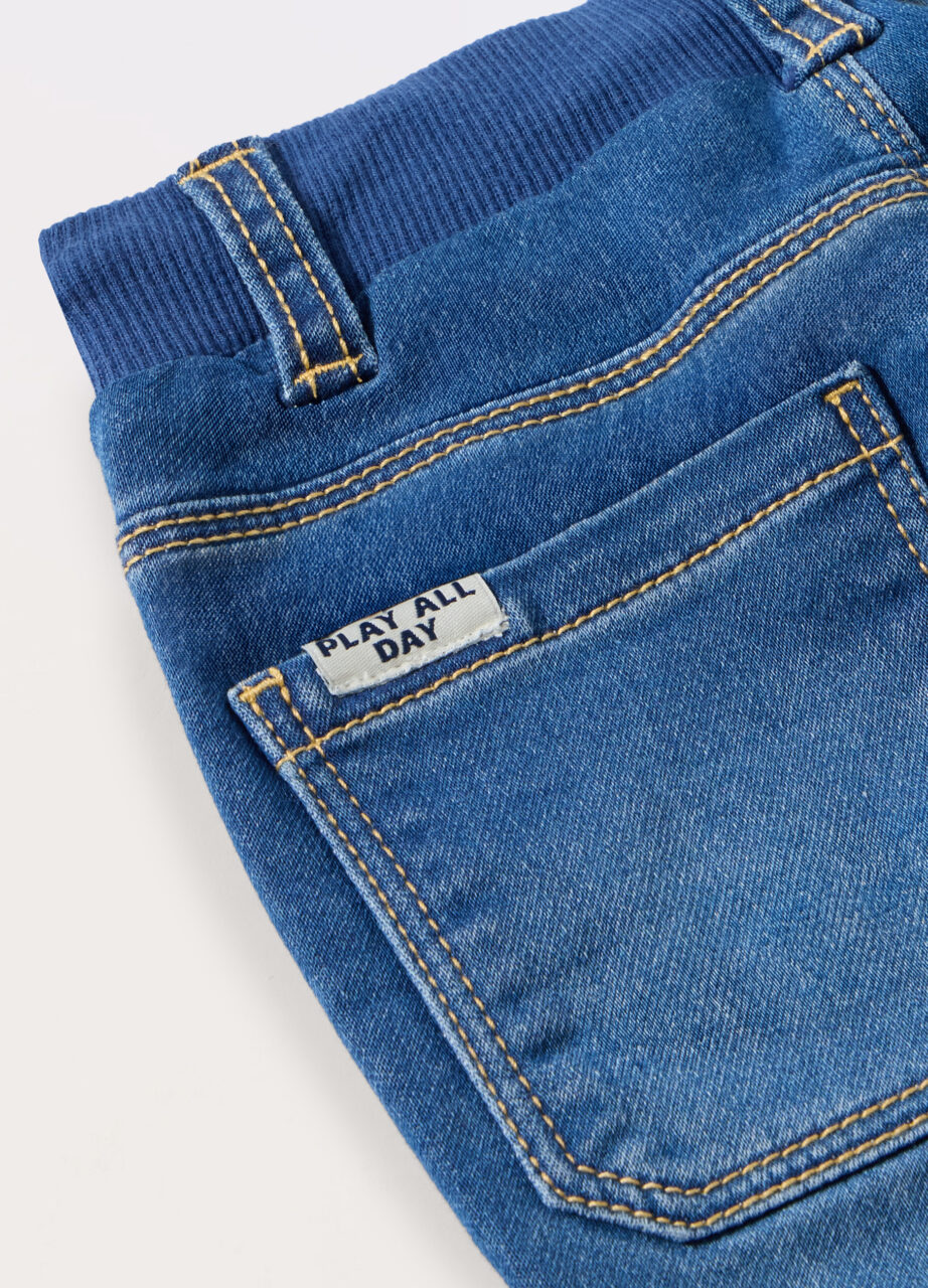 Alternative view of Jeans hlače sa mješavinom pamuka za novorođenče