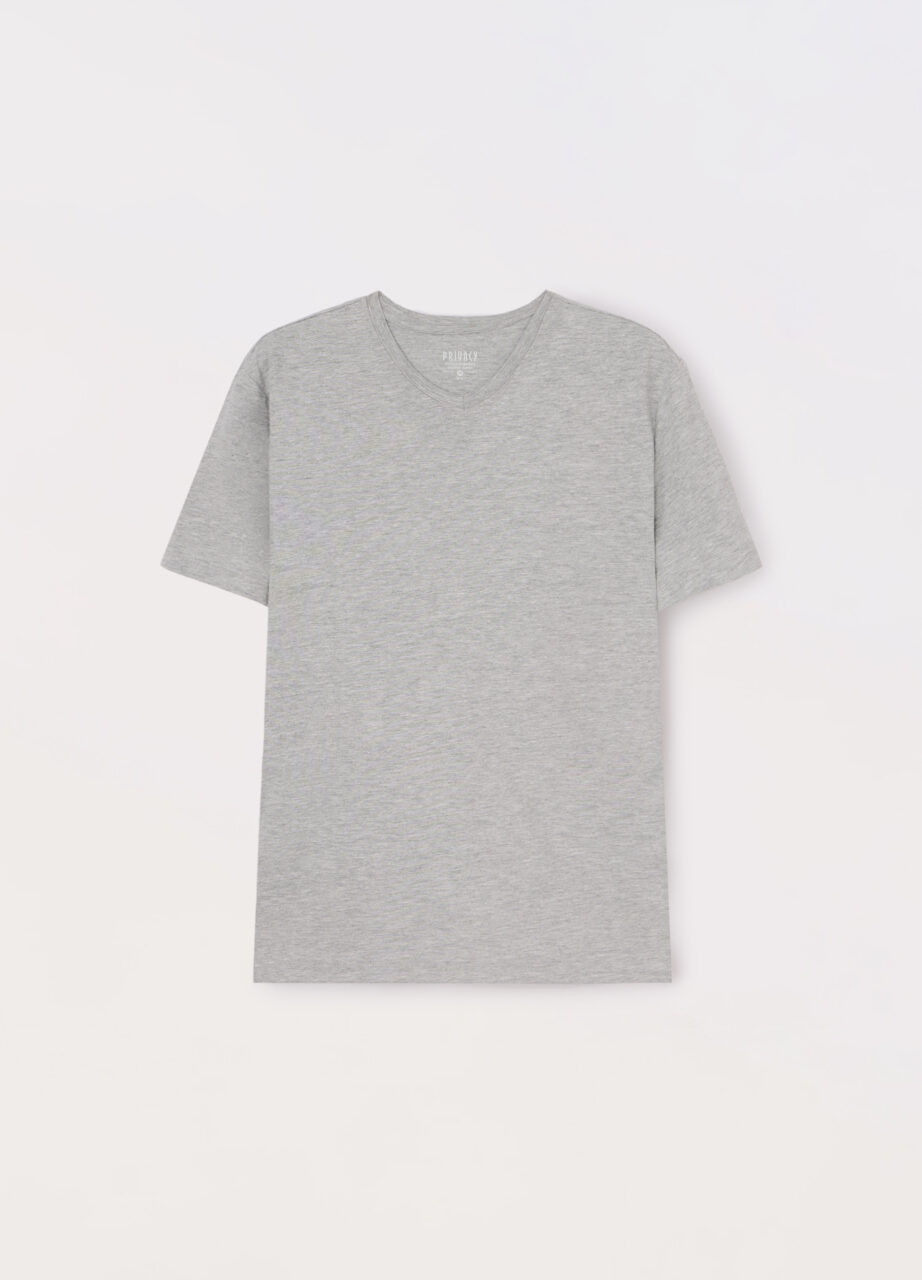 Alternative view of Pakovanje od 2 intimne Majica majice s V izrezom od rastezljivog pamuka za muškarce