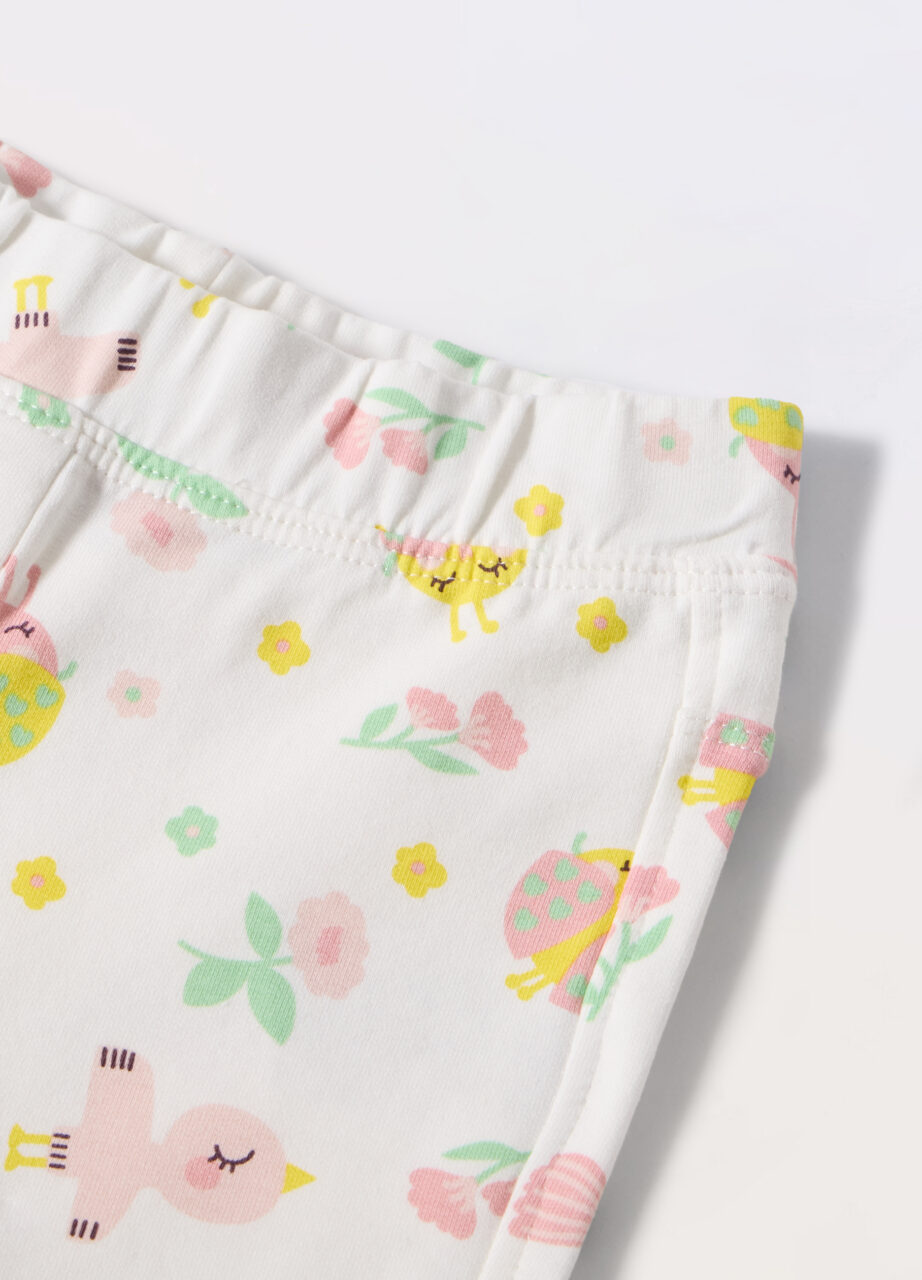 Alternative view of Helanke od čistog pamuka za novorođenčad