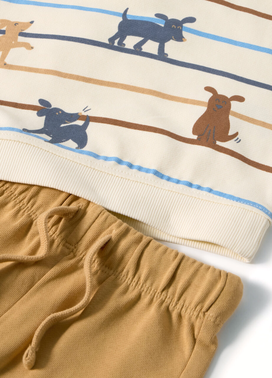 Alternative view of Komplet od french terry čistog pamuka za novorođenče