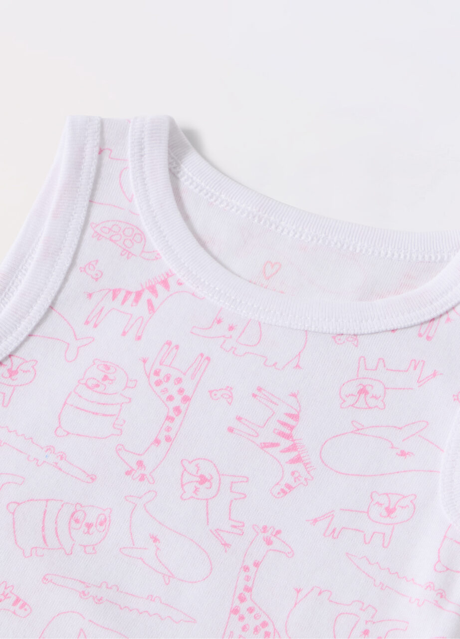 Alternative view of Body od čistog pamuka za novorođenče