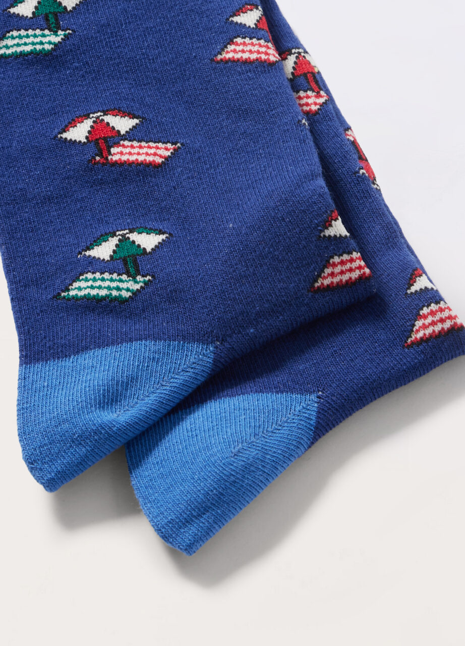 Alternative view of Kratke čarape od rastezljivog pamuka s uzorkom za muškarce