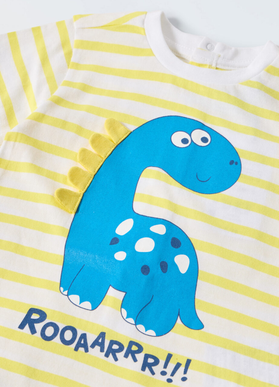 Alternative view of Kratki kombinezon od čistog pamuka za novorođenče