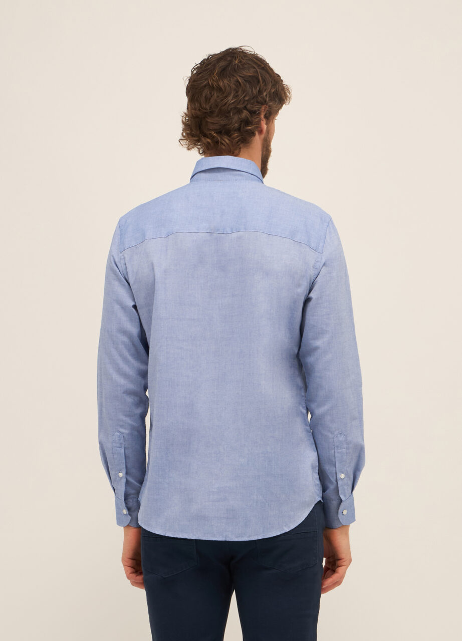 Alternative view of Regular fit košulja s gumbima u mješavini pamuka za muškarce