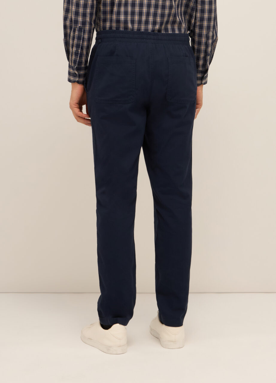 Alternative view of Chino hlače u twill čistom pamuku za muškarce