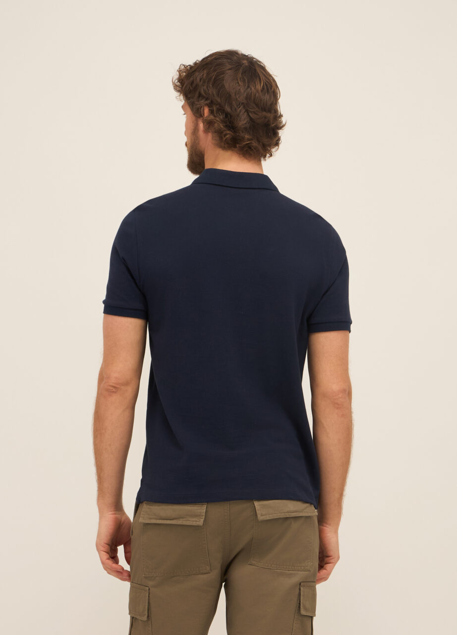 Alternative view of Polo majica s kratkim rukavima od piqué pamuka za muškarce