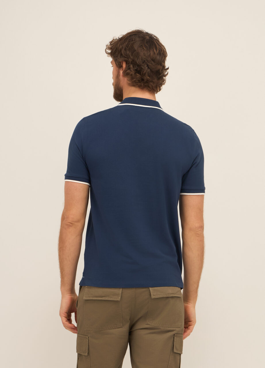 Alternative view of Muška polo majica s kratkim rukavima od pike pamuka
