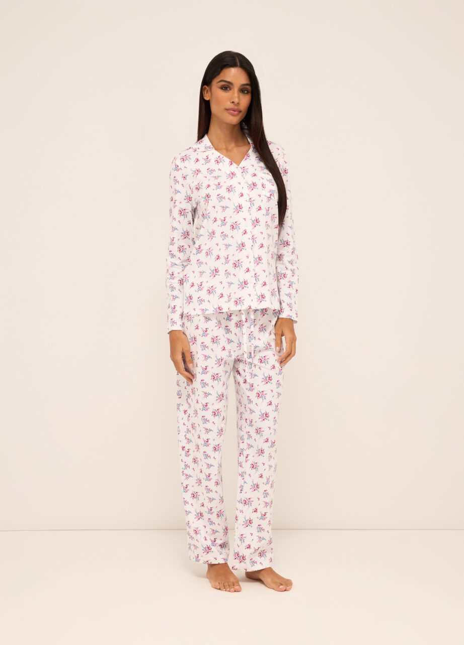 Pidžama komplet od čistog pamuka za žene