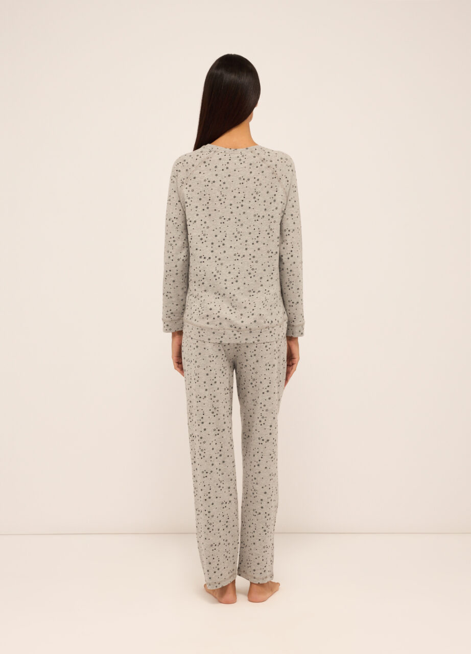 Alternative view of Pidžama gornji dio od čistog pamuka za žene