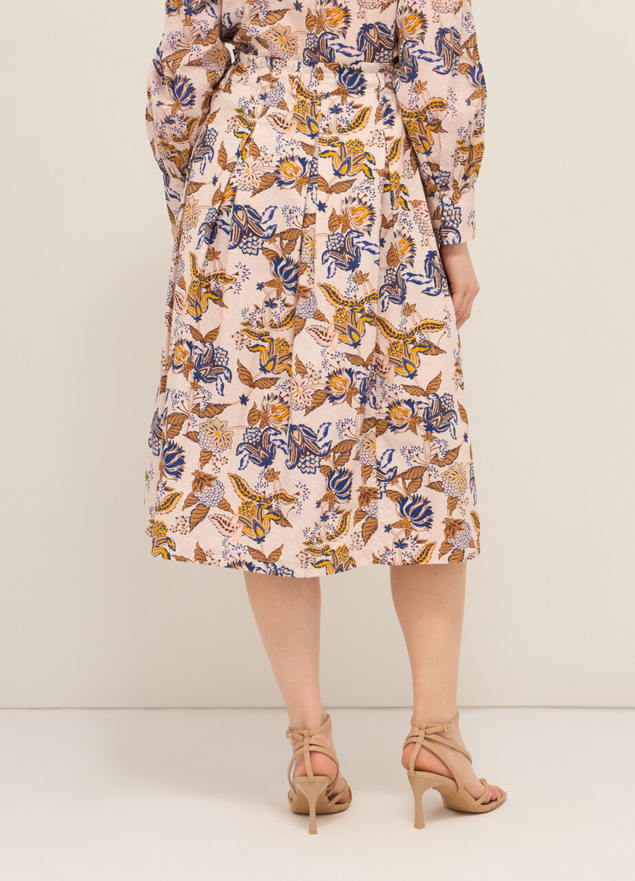 Alternative view of Suknja s plisiranjem i pojasom za žene