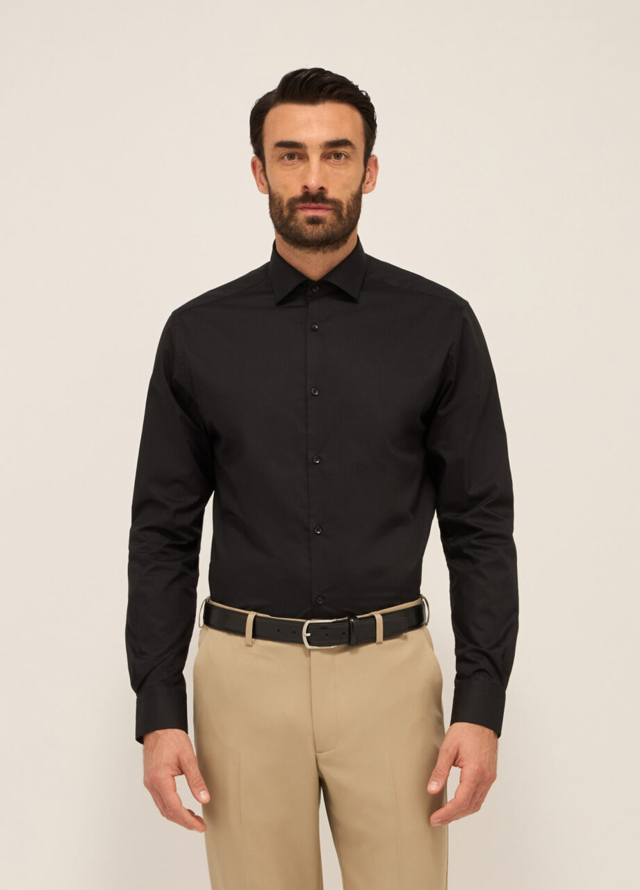 Košulja regular fit od mješavine pamuka za muškarce