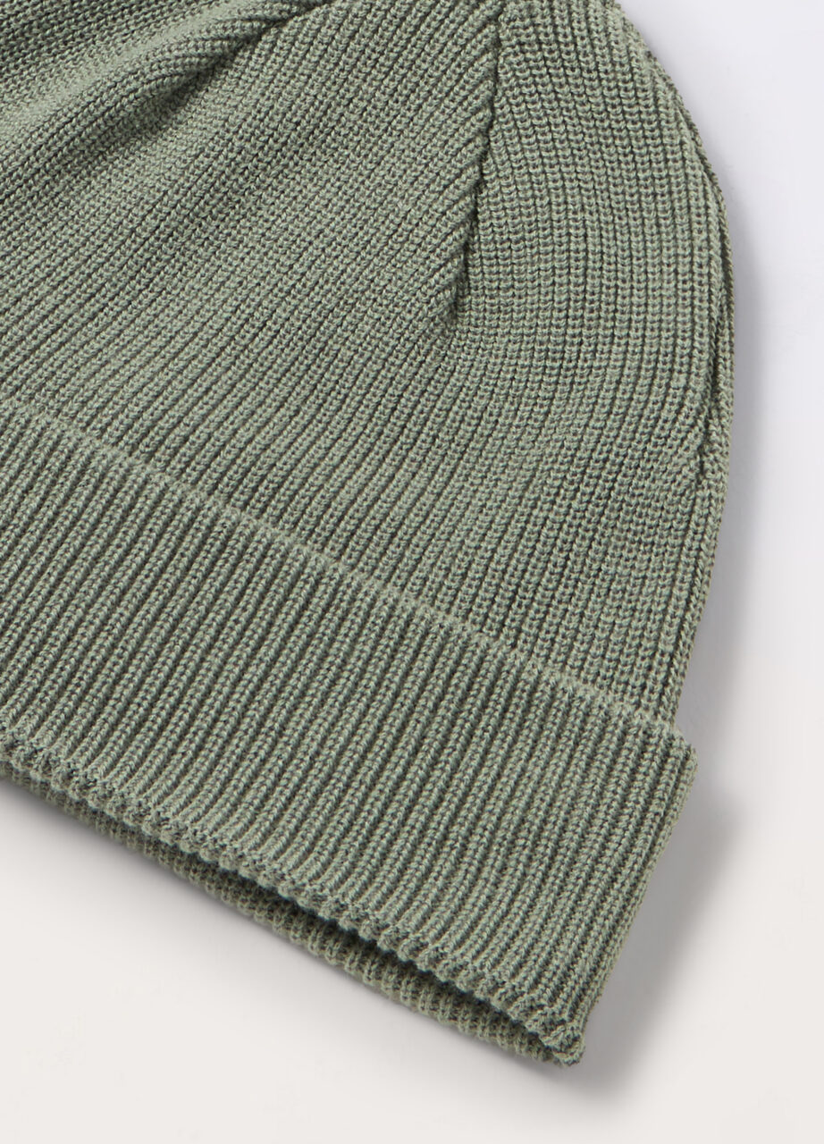 Alternative view of Kapa od čistog pamuka s rebrastim pletenjem za muškarce
