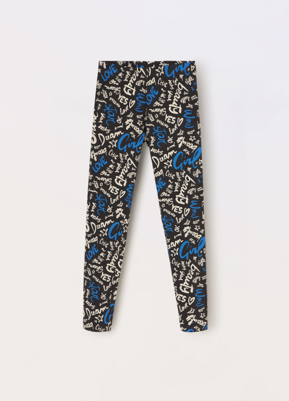 Helanke od pamuka sa elastinom za djevojčicu