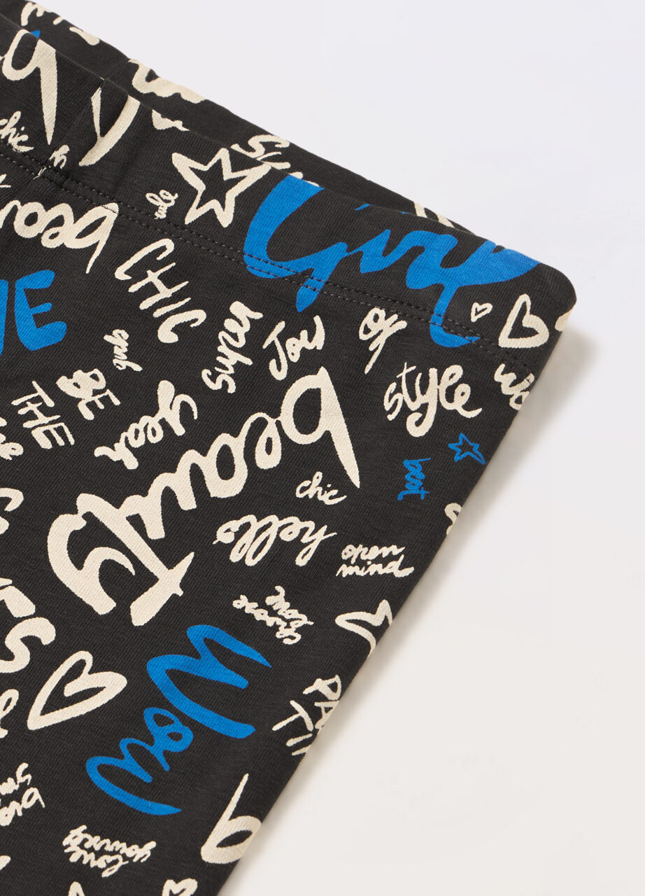 Alternative view of Helanke od pamuka sa elastinom za djevojčicu