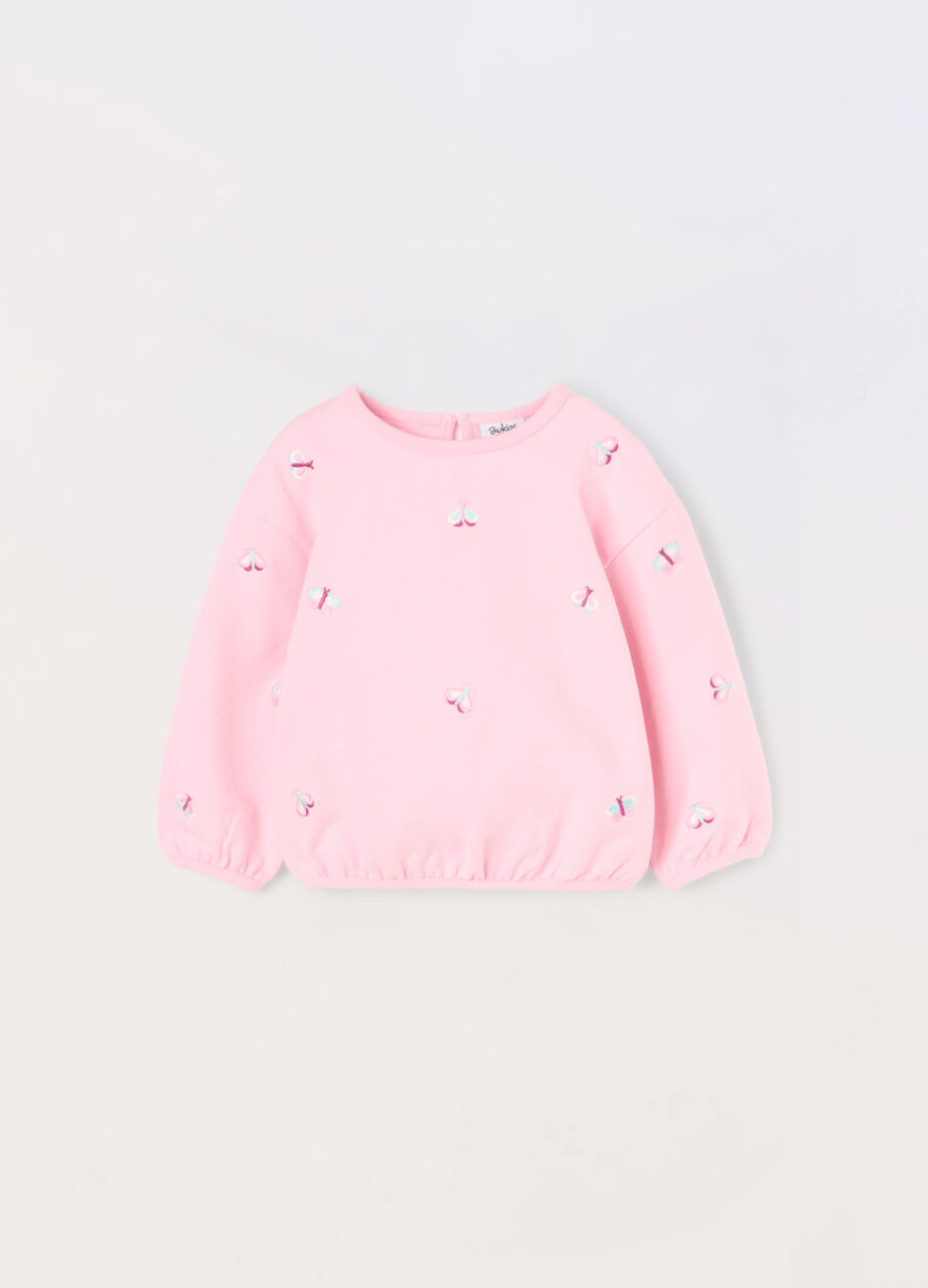 Majica od french terry pamuka sa elastinom za novorođenčad