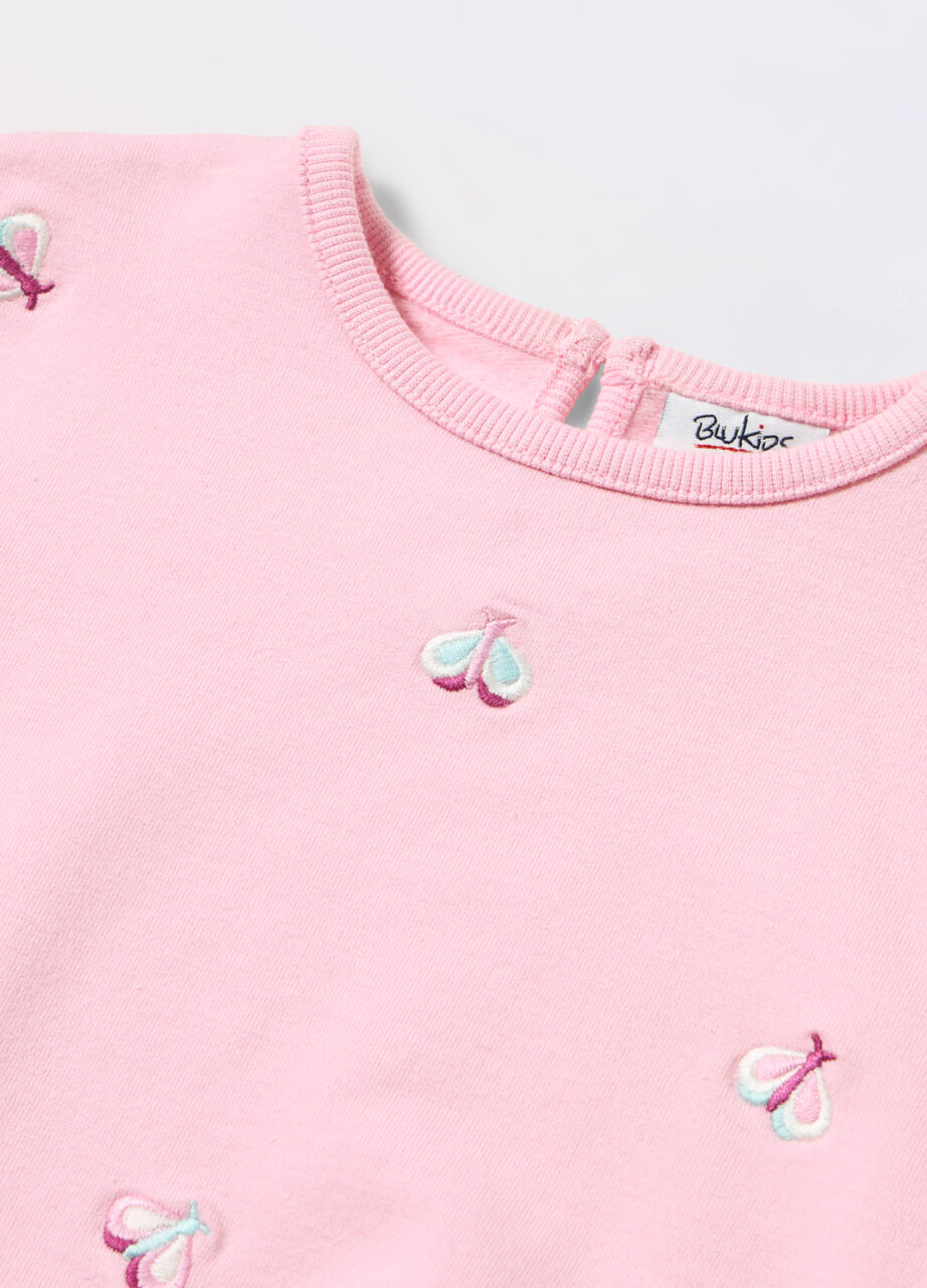 Alternative view of Majica od french terry pamuka sa elastinom za novorođenčad