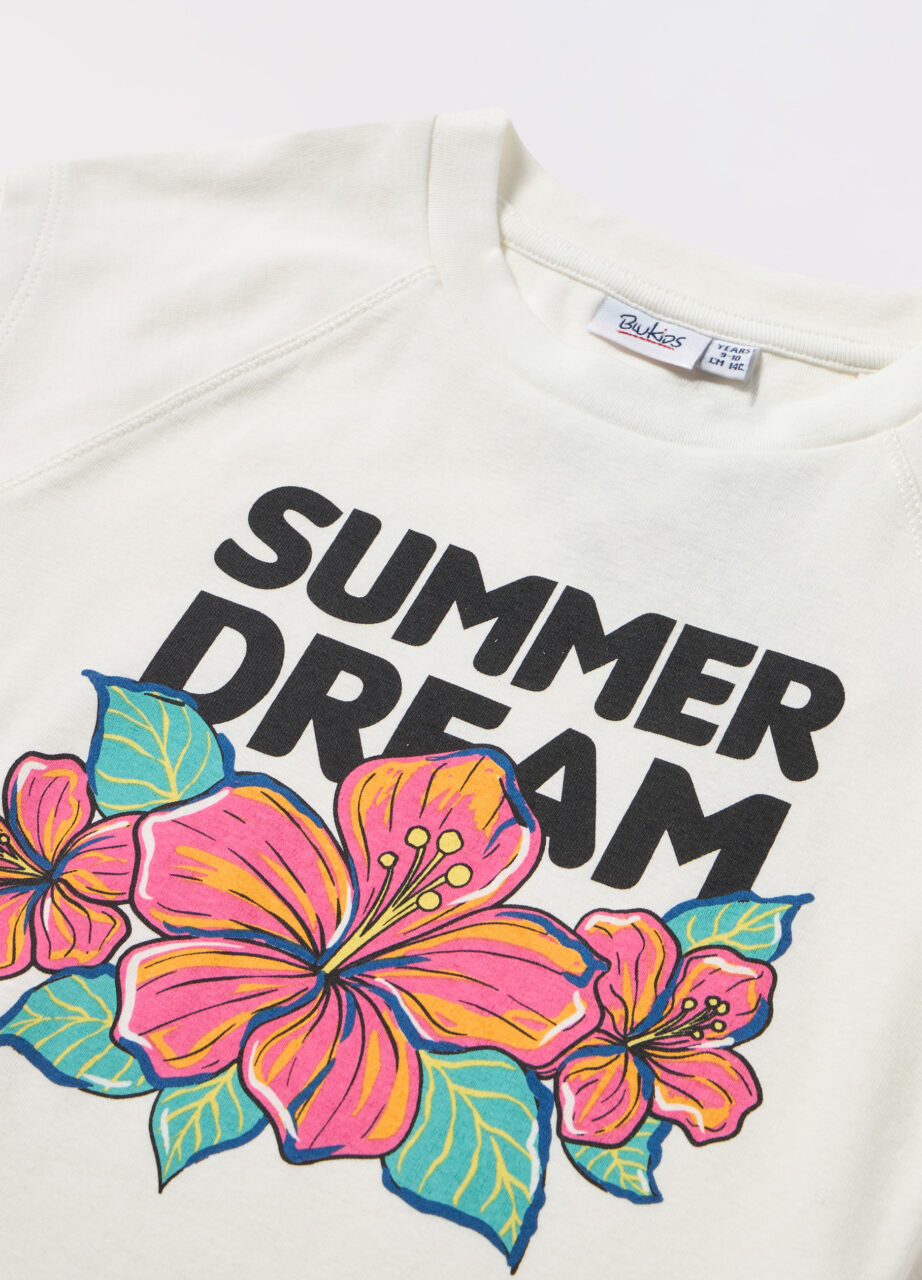 Alternative view of Majica od pamuka sa elastinom za djevojčicu