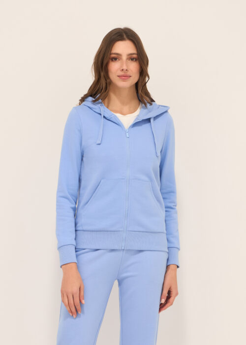 Dukserica u francuskom teriju od mješavine pamuka za žene