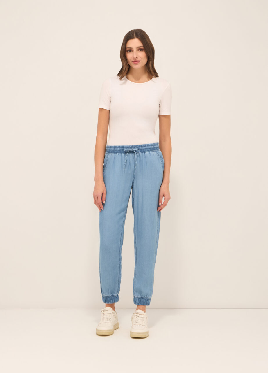 Hlače od čistog lyocell materijala za žene