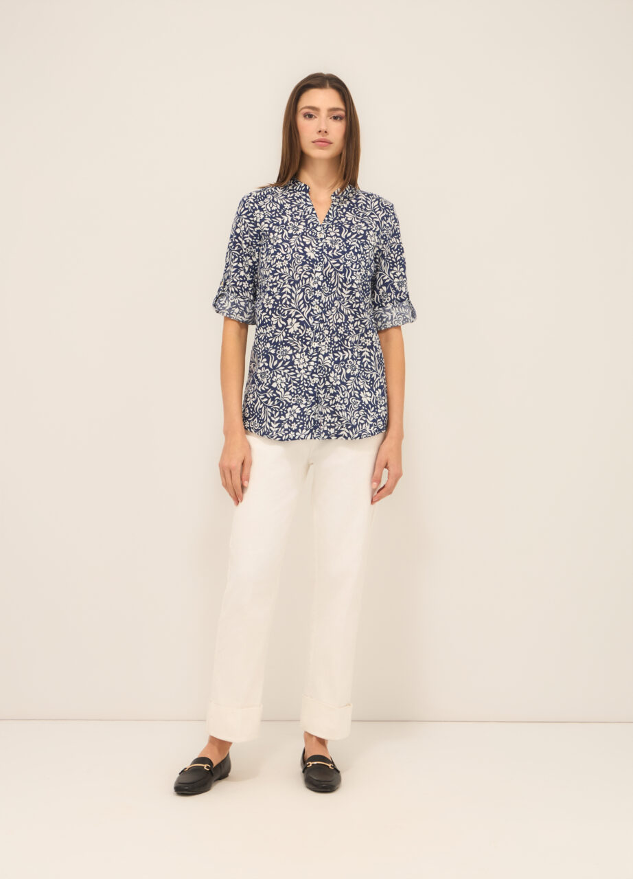 Hlače od mješavine pamuka za žene