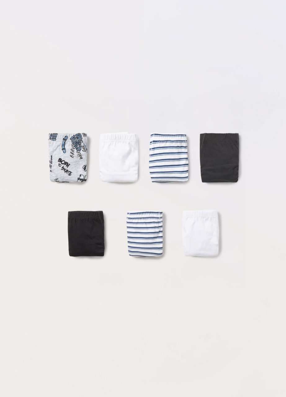 Pakovanje od 7 gaćica od čistog pamuka za dječaka