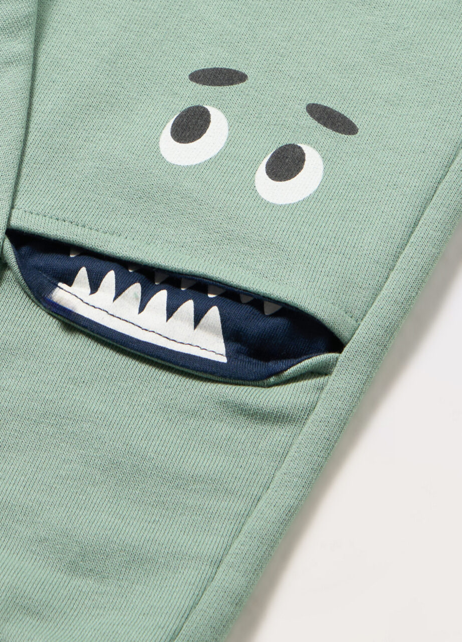 Alternative view of Trenerka od french terry čistog pamuka za novorođenče