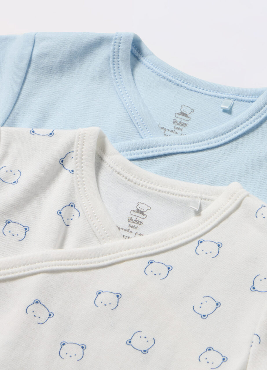 Alternative view of Body od interlock čistog pamuka za novorođenče