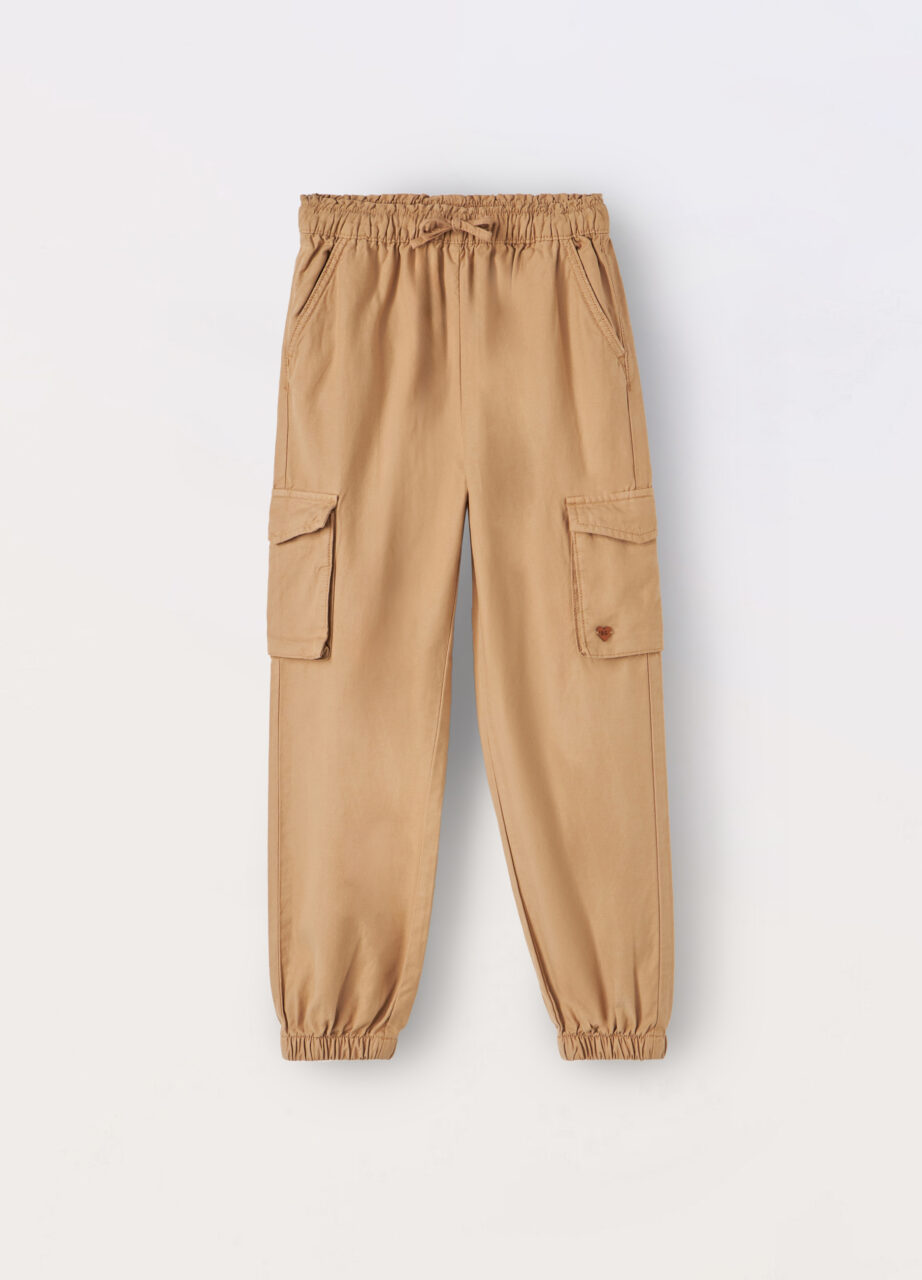 Kargo hlače od twilla mješavine pamuka za djevojčicu