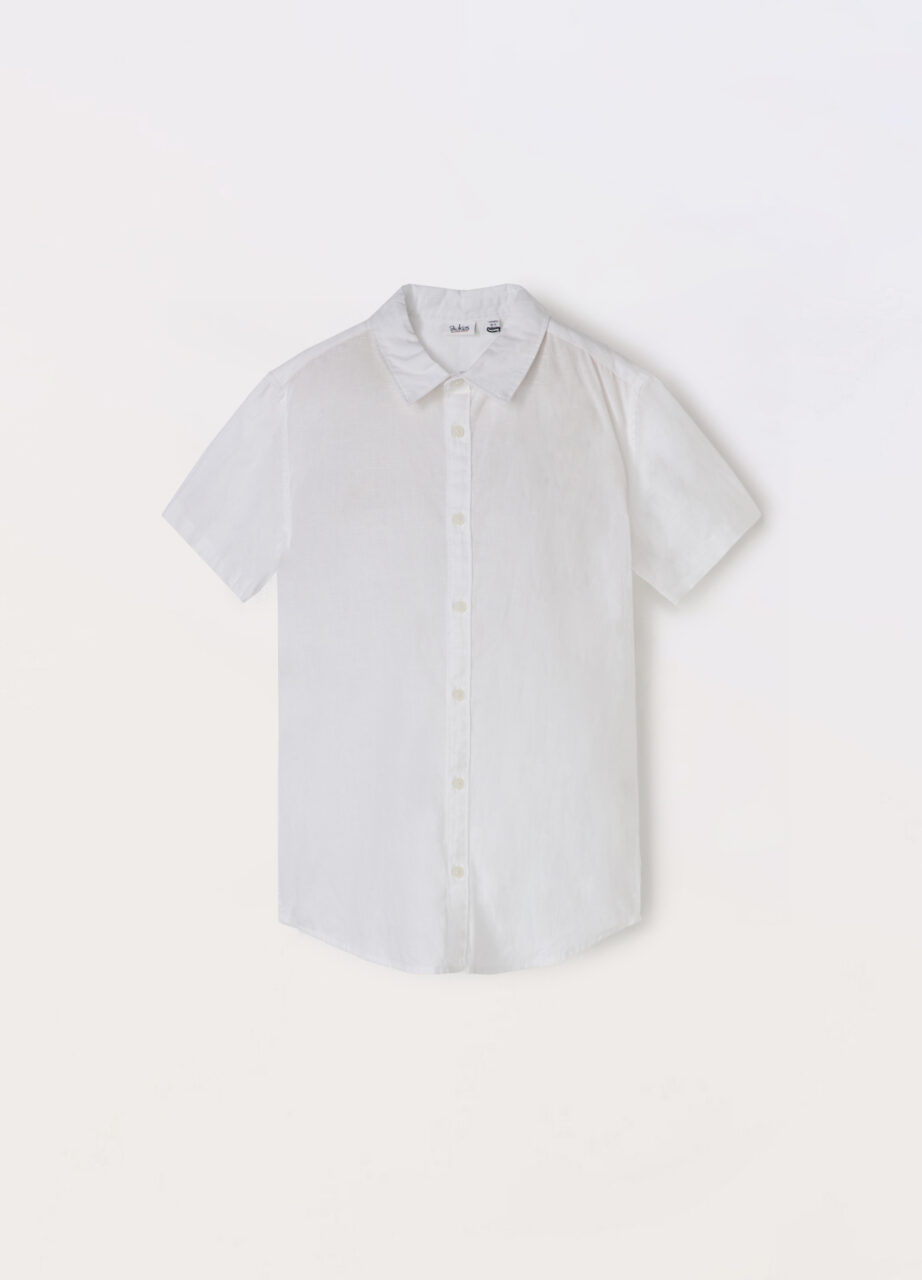 Košulja od mješavine lana za dječaka