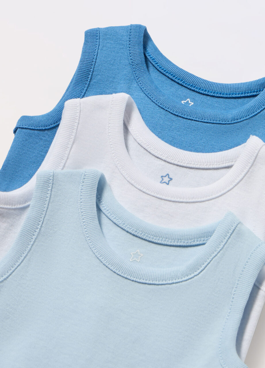 Alternative view of Pakovanje od 3 bodija od čistog pamuka za novorođenče