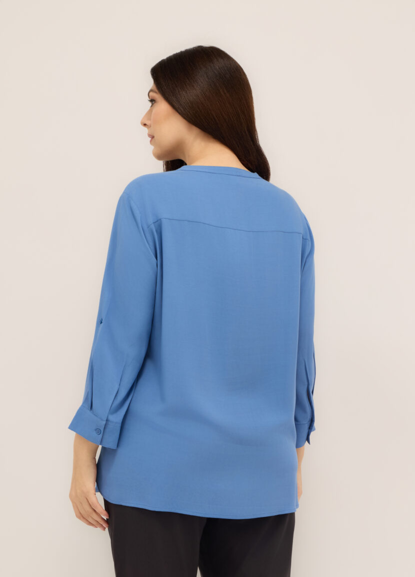 Bluza od čistog viskoze za žene s punijom figurom - Image 2