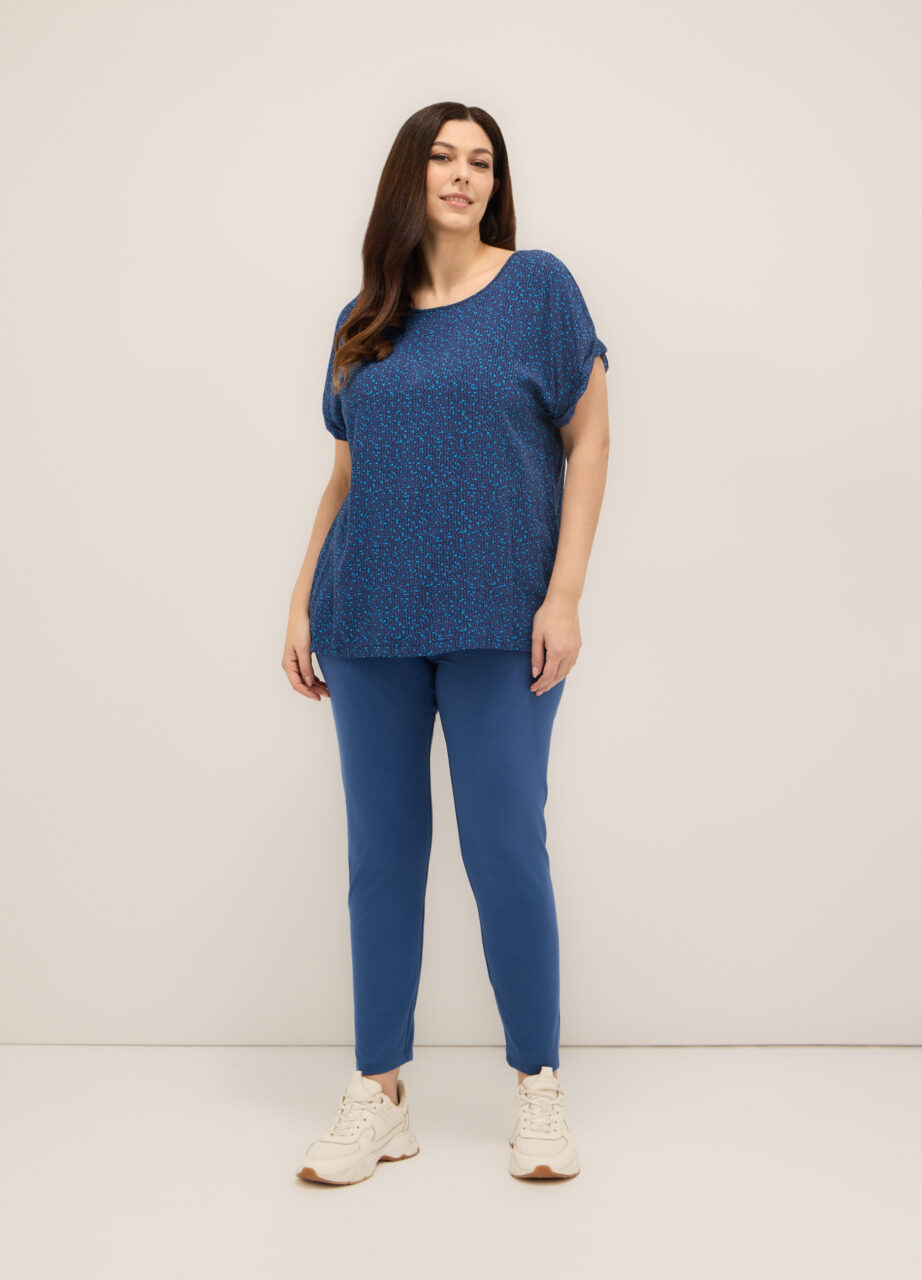 Helanke od rastezljivog pamuka za žene s punijom figurom