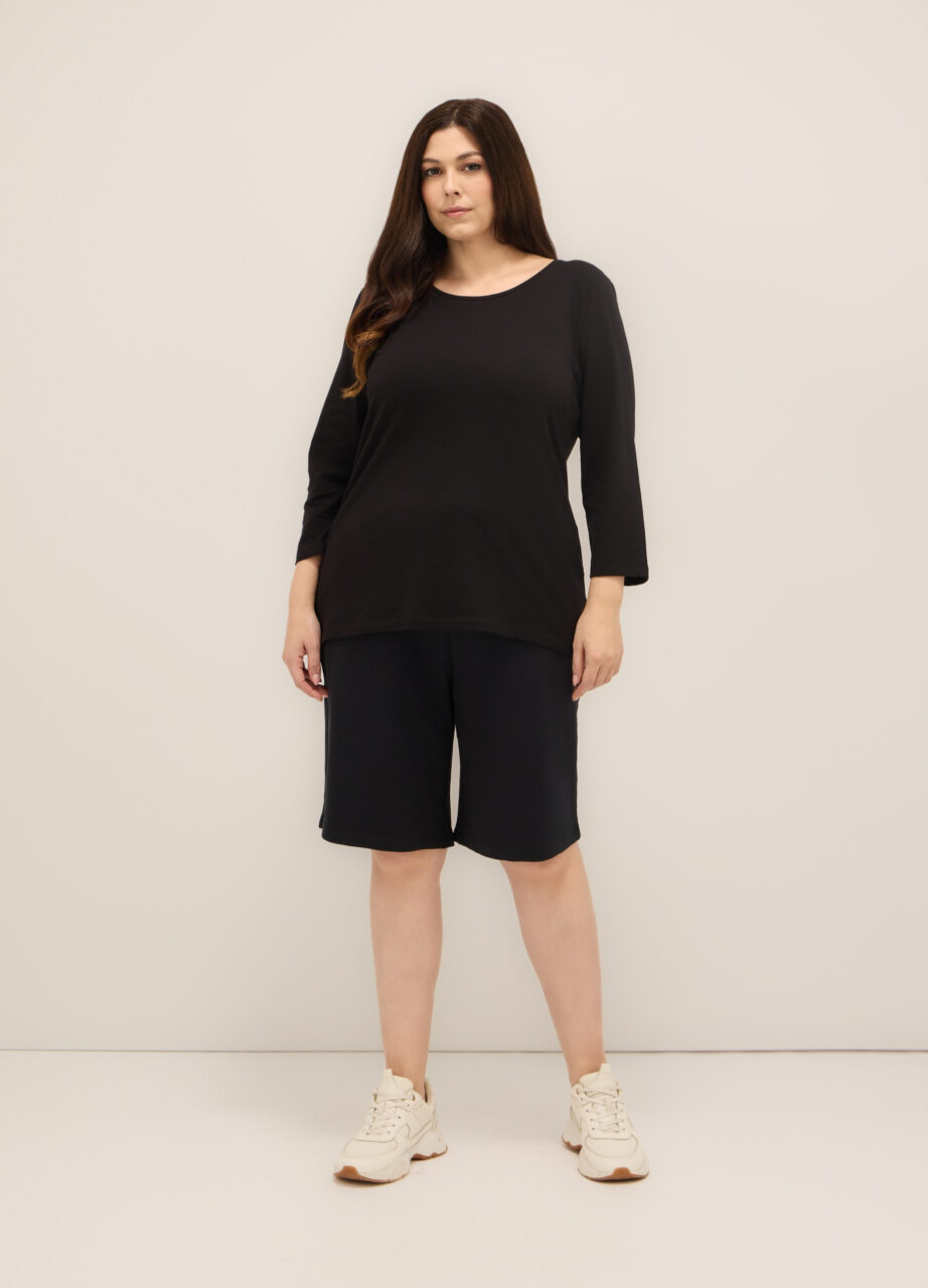 Bermude od rastezljivog pamuka za žene s punijom figurom