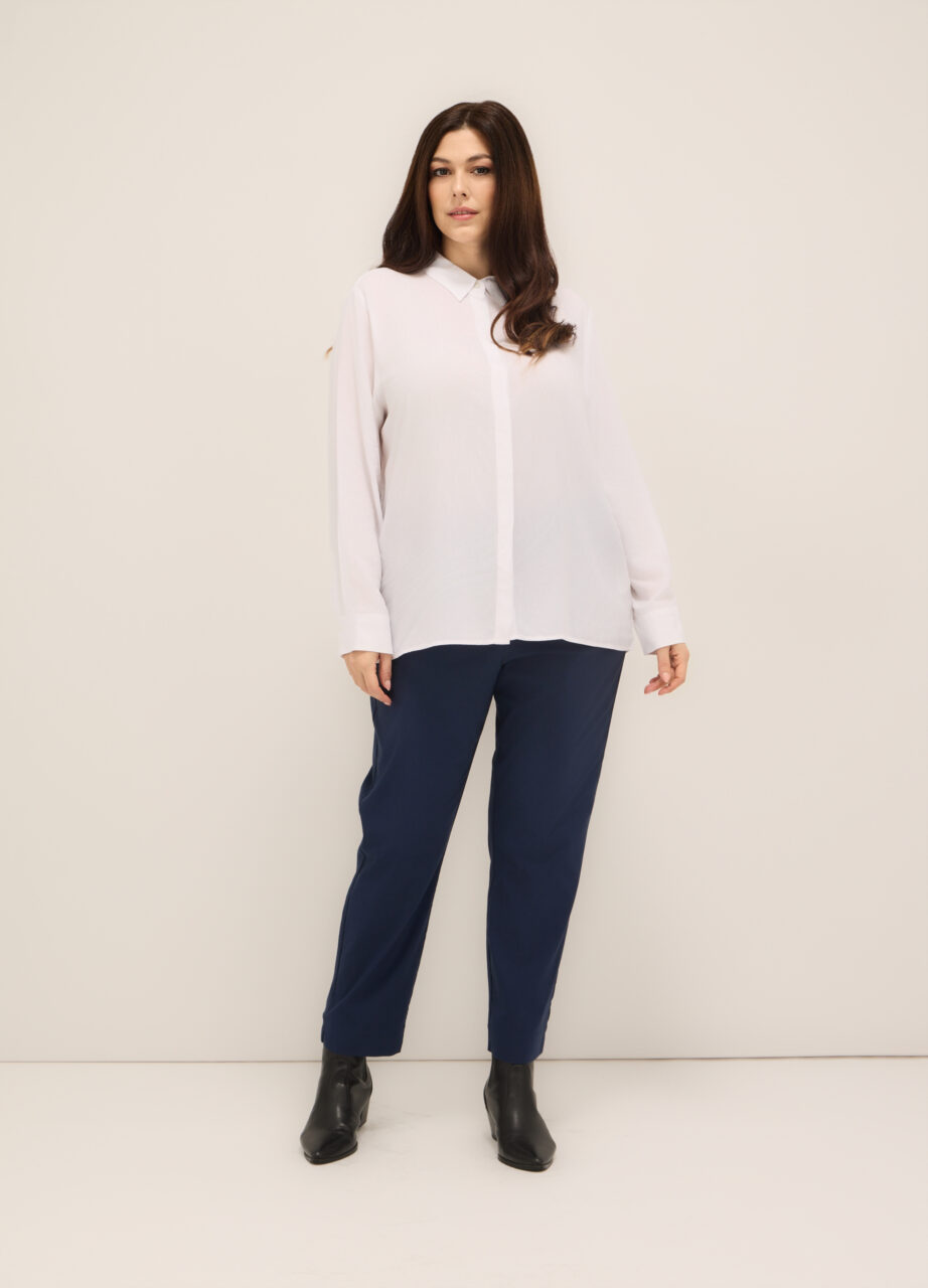 Hlače od mješavine viskoze za žene s punijom figurom