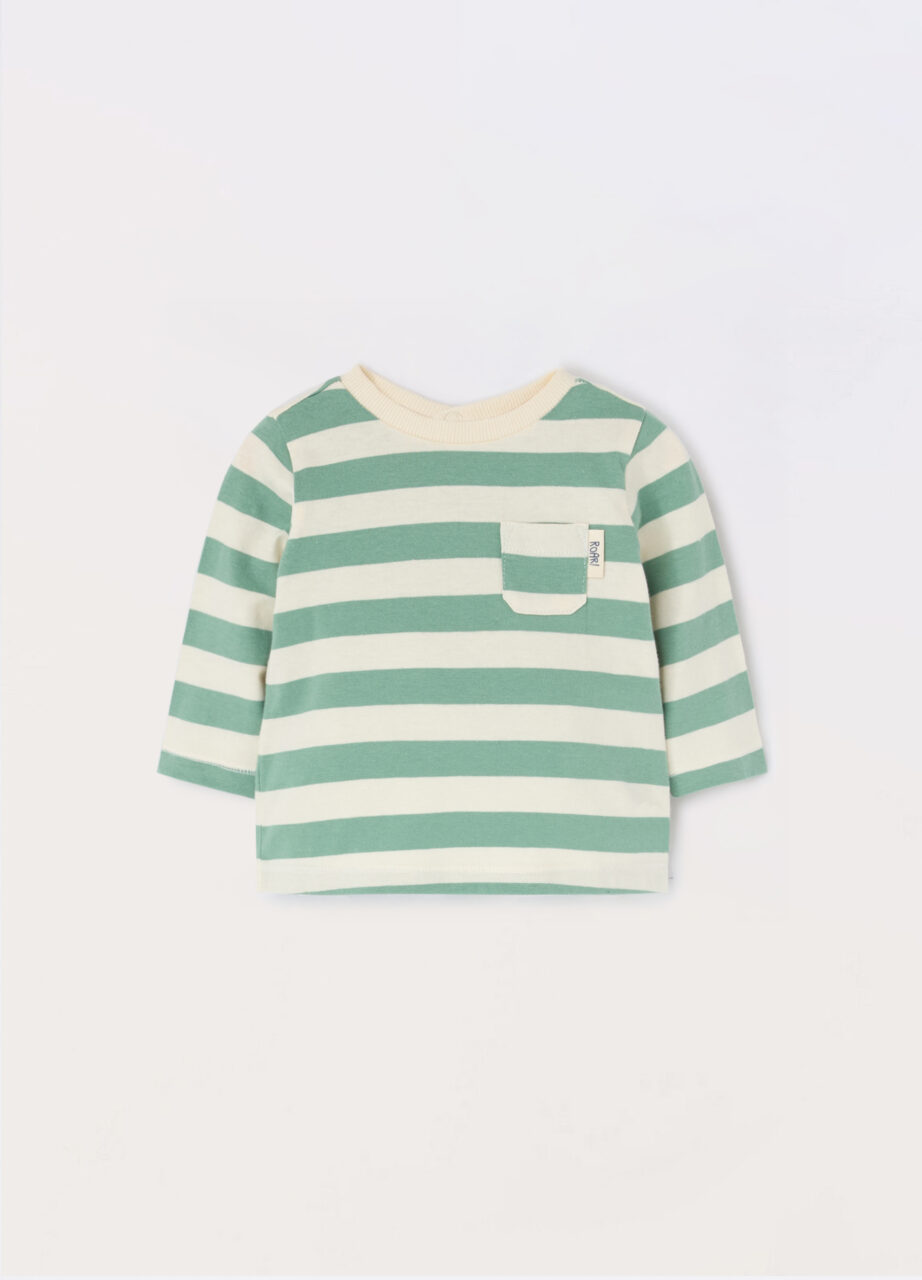 Majica od pamuka sa elastinom za novorođenče