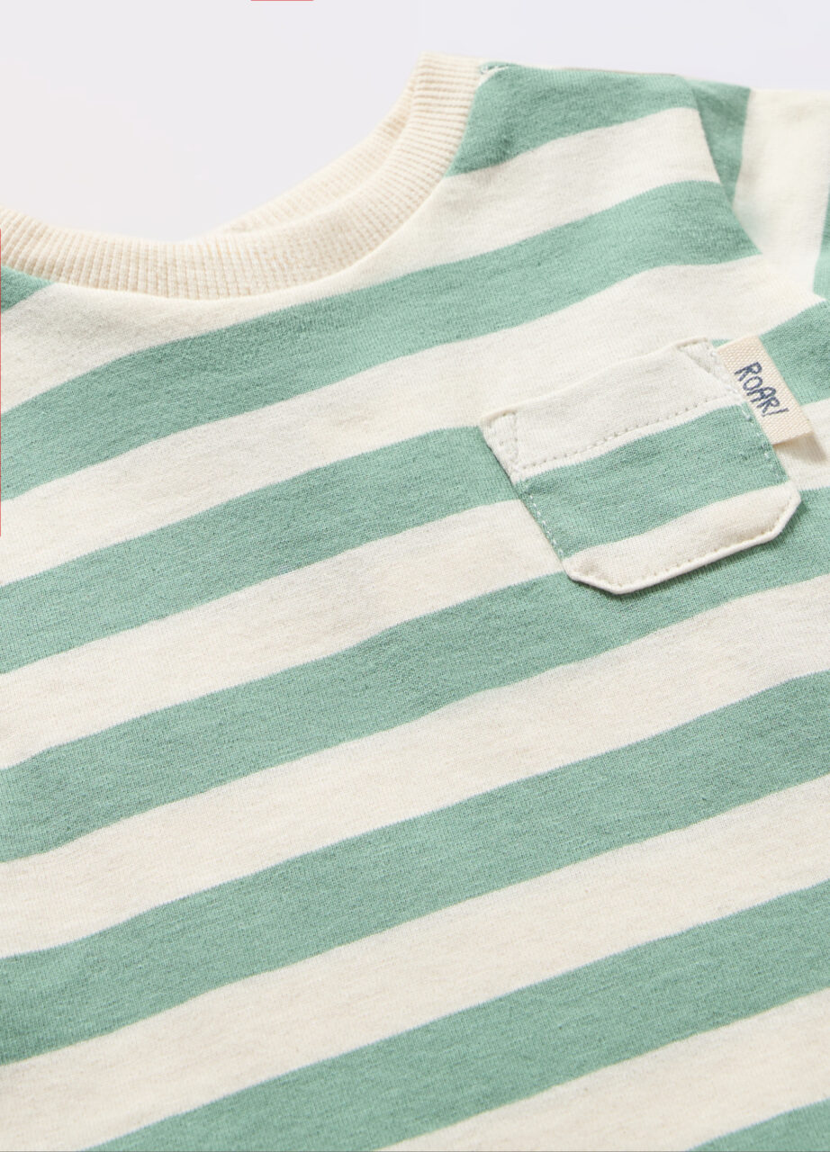 Alternative view of Majica od pamuka sa elastinom za novorođenče