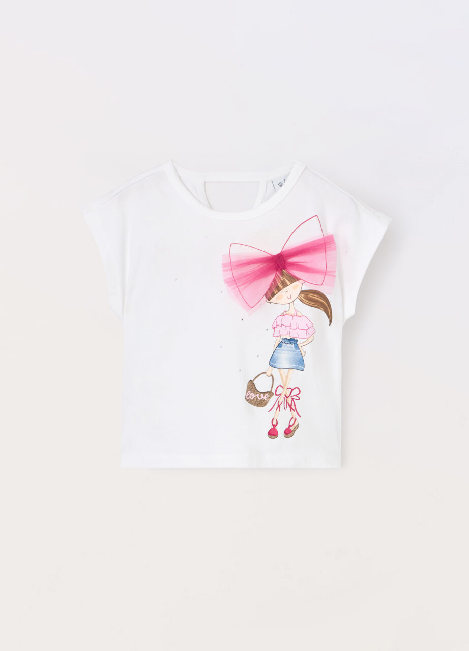 Majica od čistog pamuka za djevojčicu