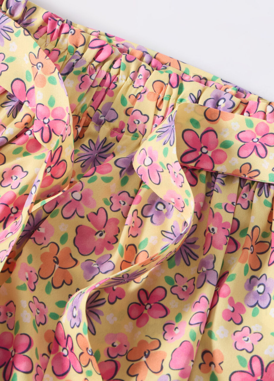 Alternative view of Šorc od američkog krepa za djevojčicu